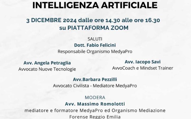 Mediazione e intelligenza artificiale